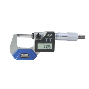Micrometru digital extern, 0-25mm, IP65 rezistenta la praf si apa