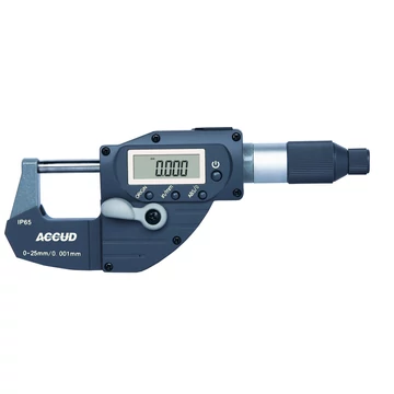 Micrometru digital cu braț rapid, 0-25 mm, rezistență la apă și praf IP65
